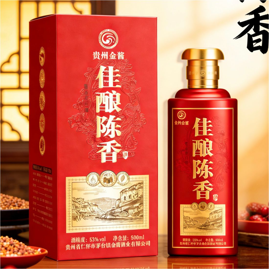 贵州金酱佳酿陈香酒